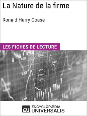cover image of La Nature de la firme de Ronald Harry Coase